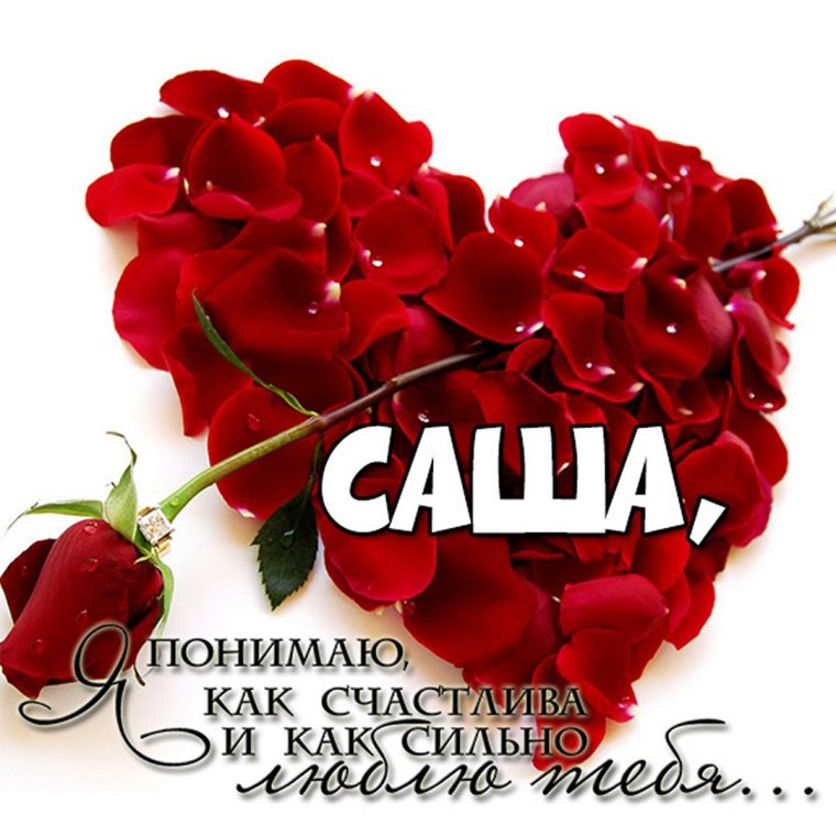 Люблю тебя Саша