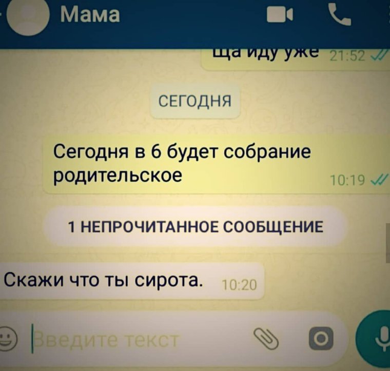 Неловкие переписки с родителями
