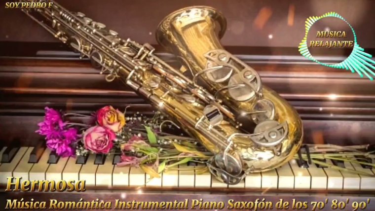 Саксофон и цветы