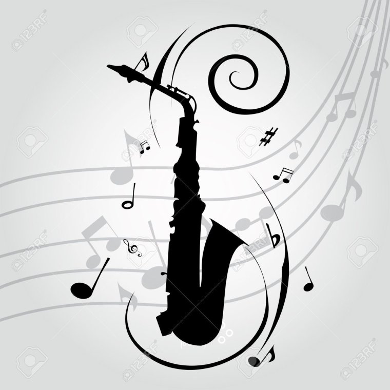 Кот саксофонист