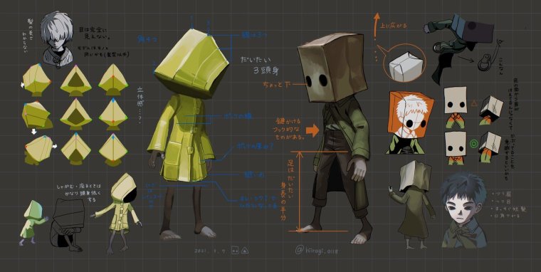 Моно арт little Nightmares