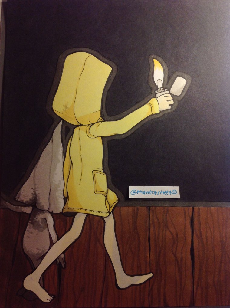 Little Nightmares 2 mono арт