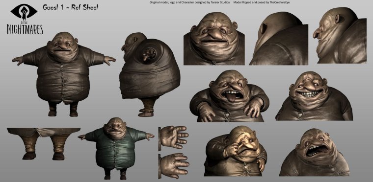 Шестая little Nightmares 2 модель