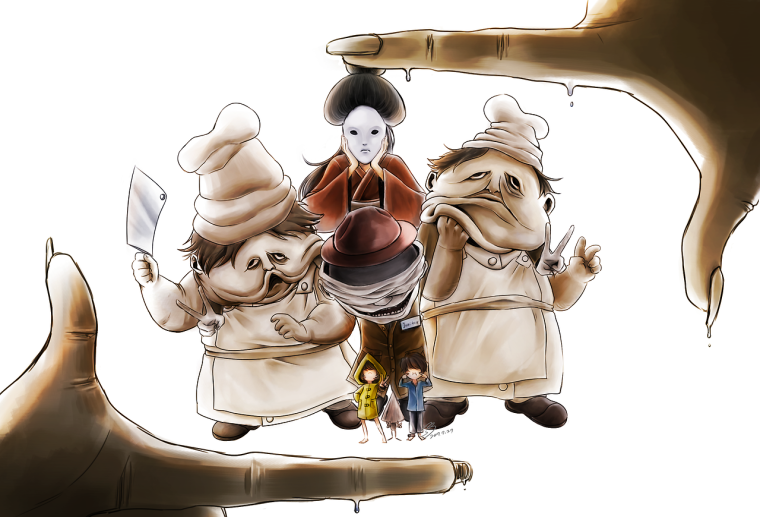 Little Nightmares сторож и шестая