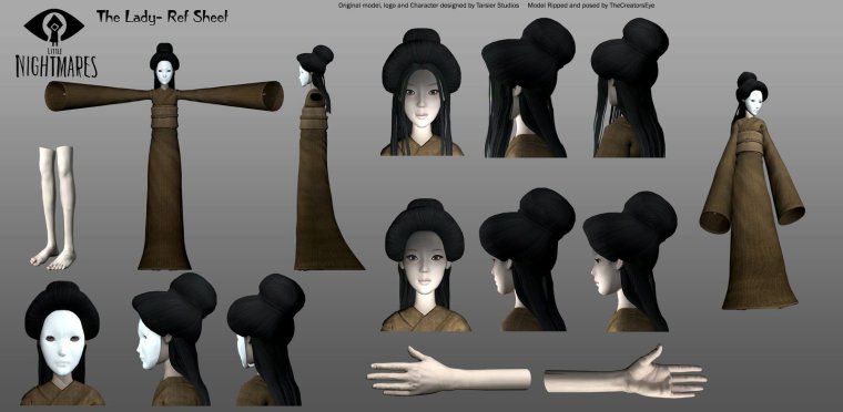 Little Nightmares леди лицо