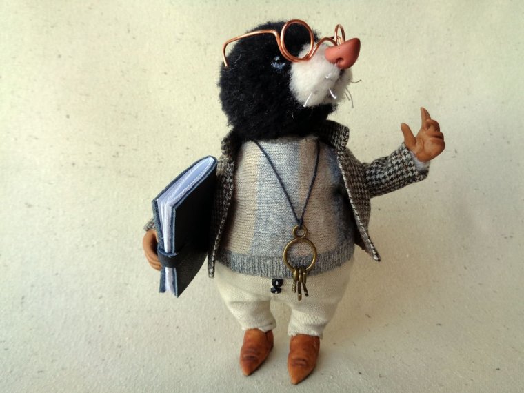 Крот рисунок