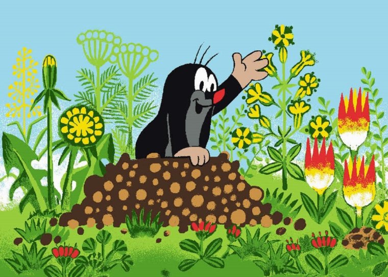 Крот мультик