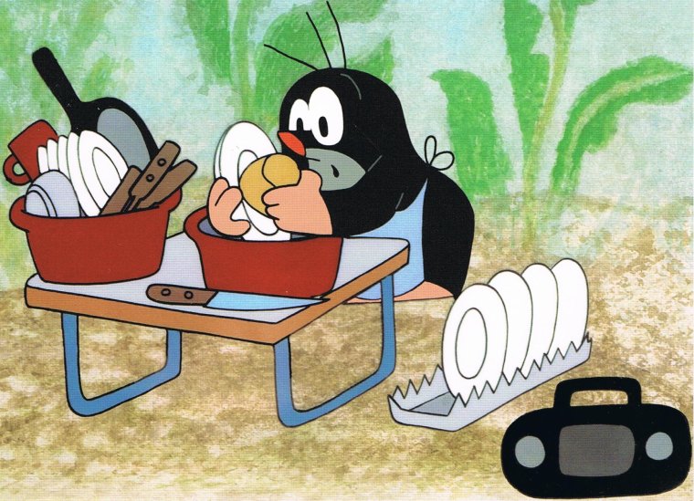 Кротик иллюстрации