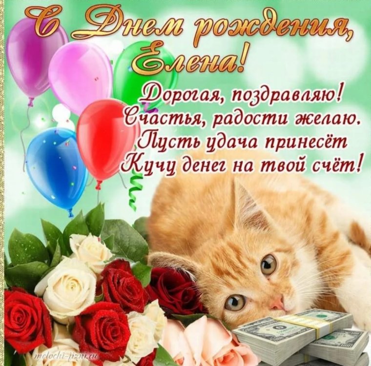 Поздравления с днём рождения Леночке