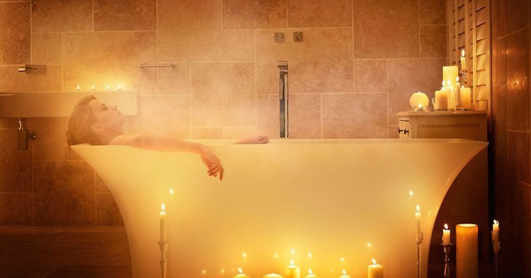 Ванна с горячей водой