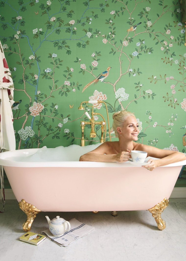 Виниловые обои в ванную