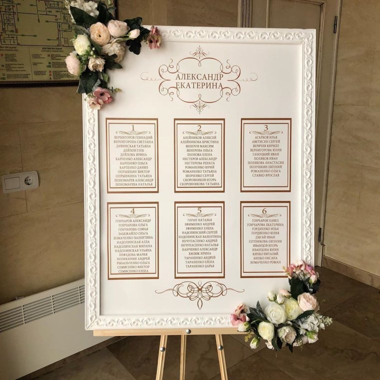 Фон для плана рассадки гостей