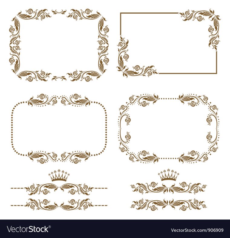 Рамки для карточек рассадки гостей