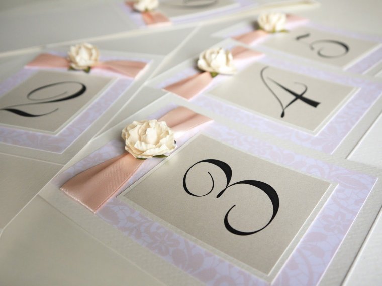 Карточки для рассадки гостей