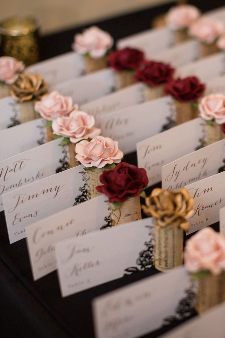 Рассадочные карточки для гостей