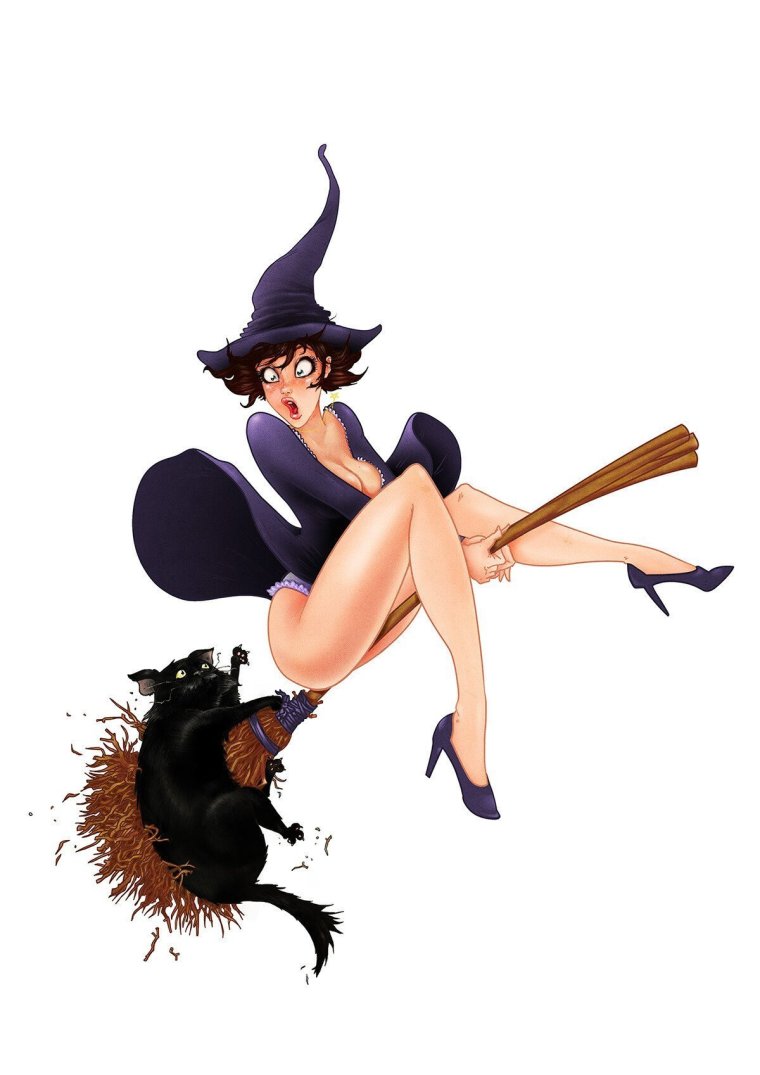 Ведьма на метле аниме