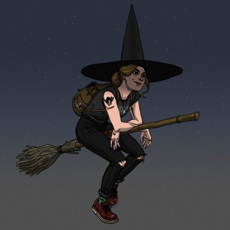 Современная метла ведьмы