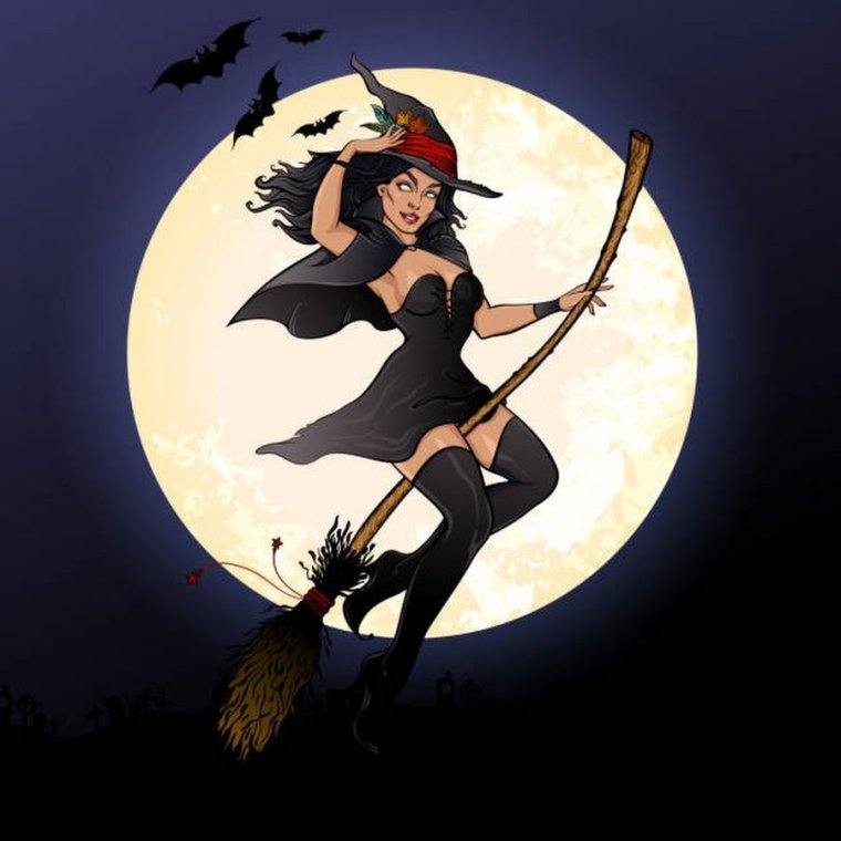 Ведьмочка в гамаке