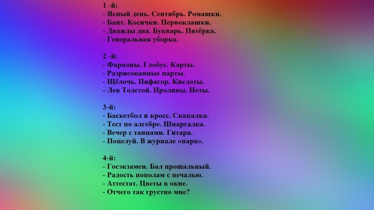 Встреча 30 лет спустя