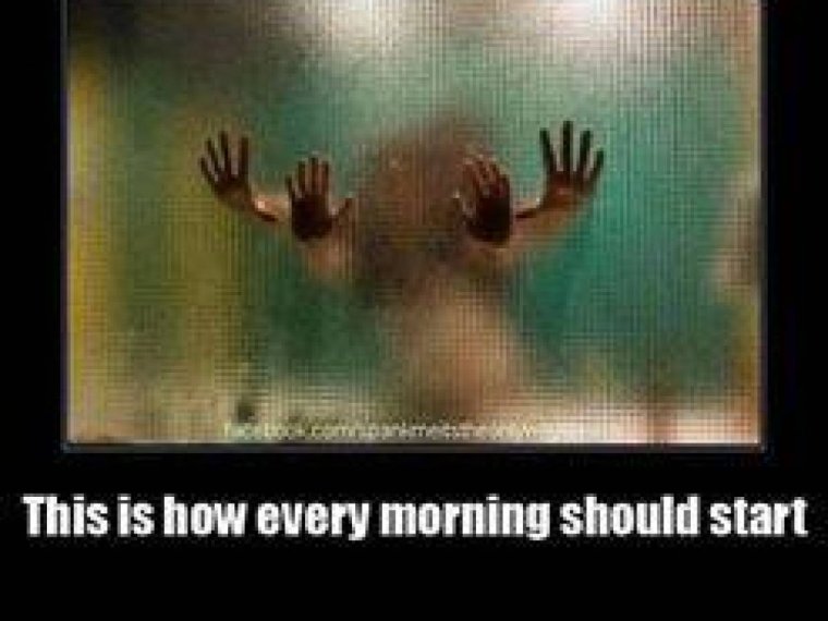 Открытка утро должно начинаться так