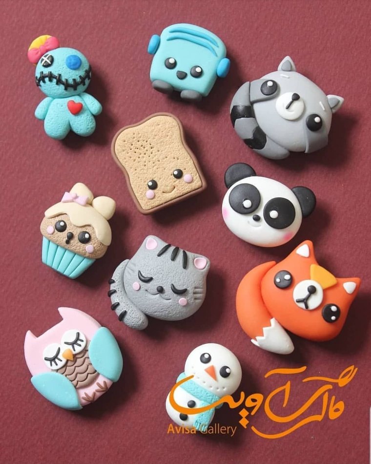 Милые фигурки из полимерной глины