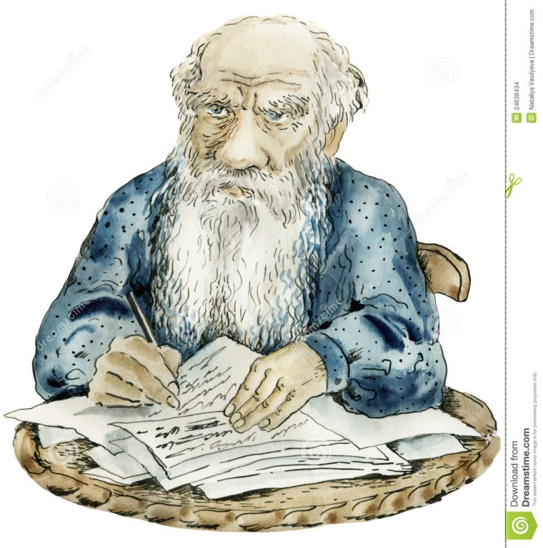 На словах я Лев толстой