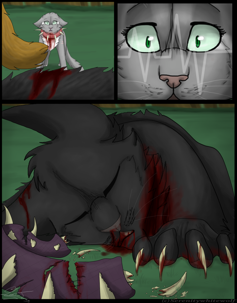 Коты Воители Raven и Scourge