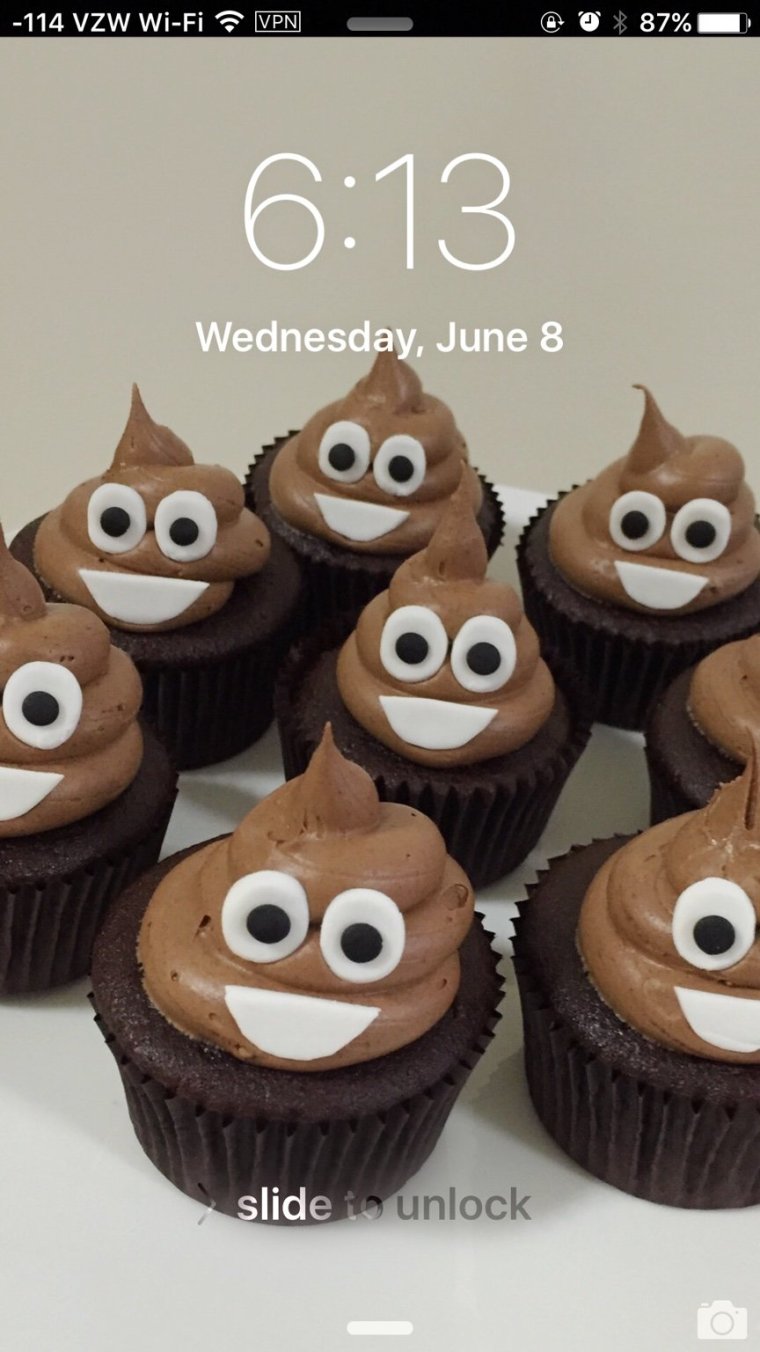 Маффины на день рождения