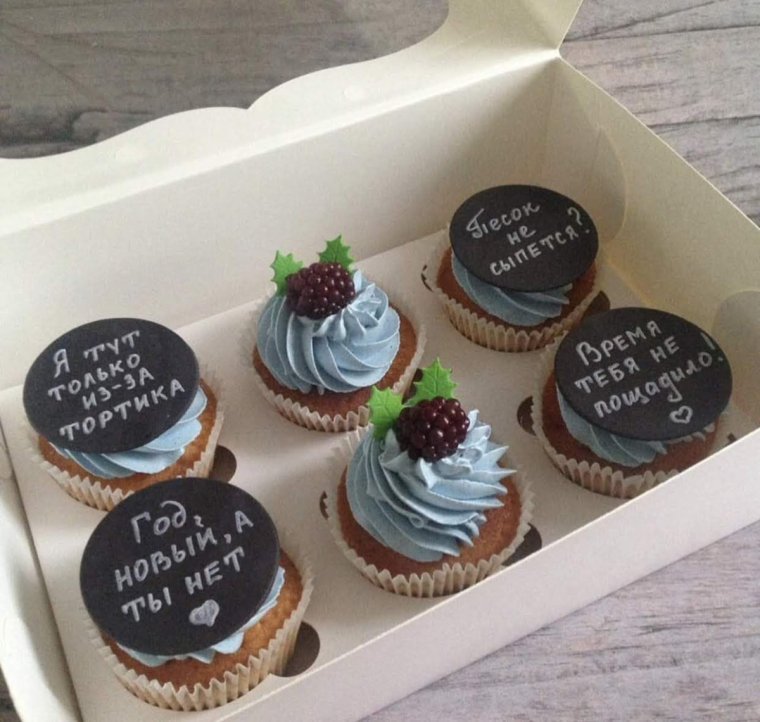 Капкейки для мужчины на день рождения