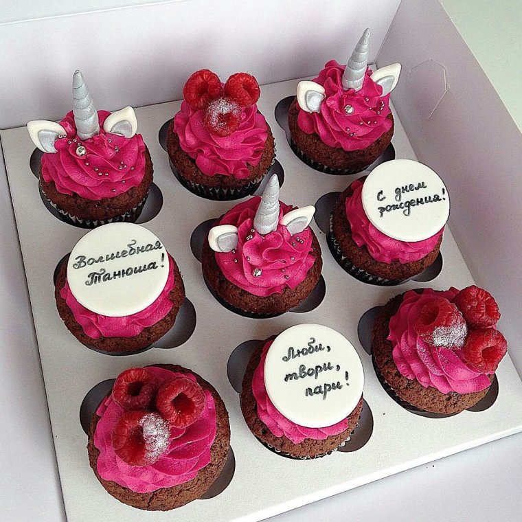 Комплимент мужчине на капкейке