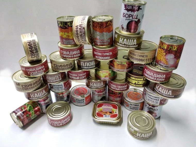Мясные баночные консервы
