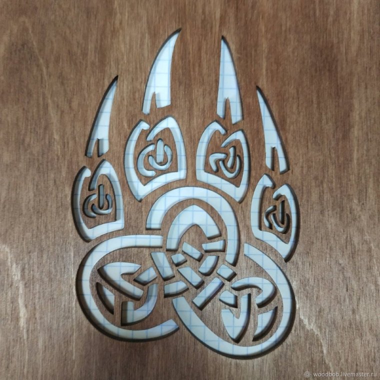 Символ Велеса медвежья лапа