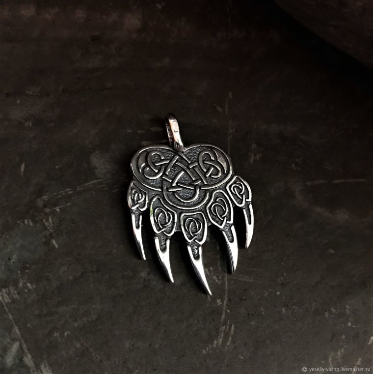 Печать Велеса лапа медведя