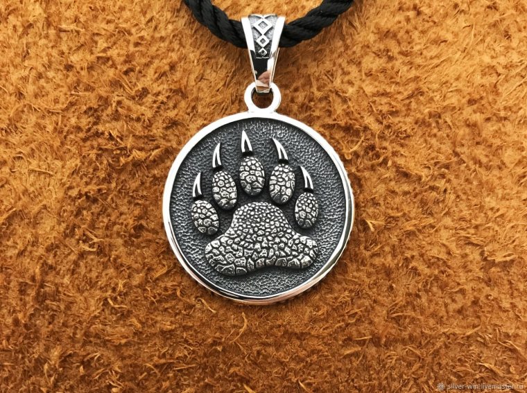 Кольцо печать Велеса Волчья лапа