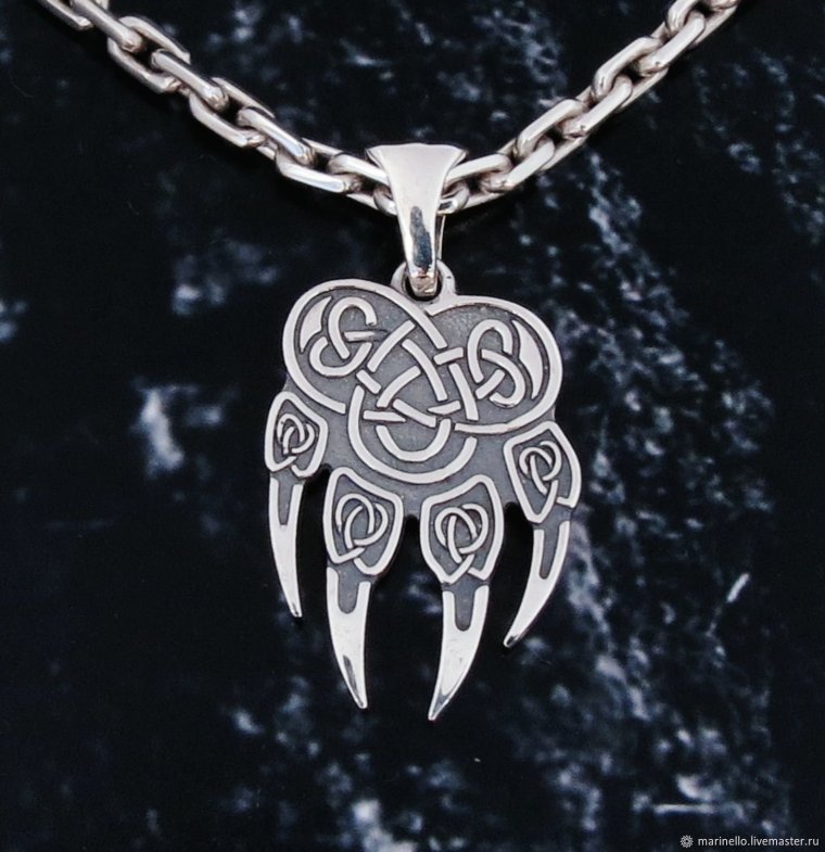 Знак Велеса медвежья лапа