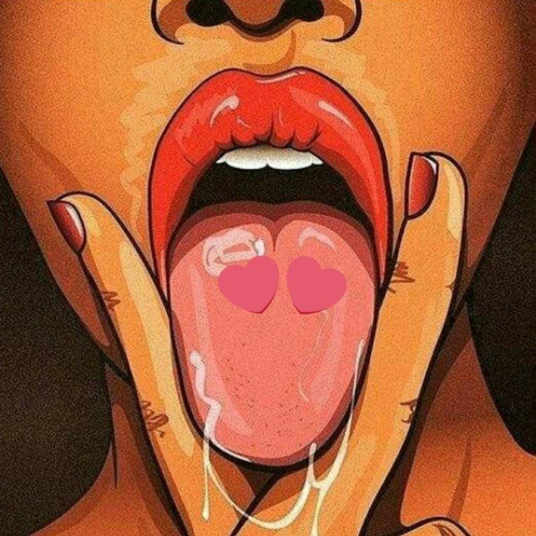 Язык между двумя пальцами