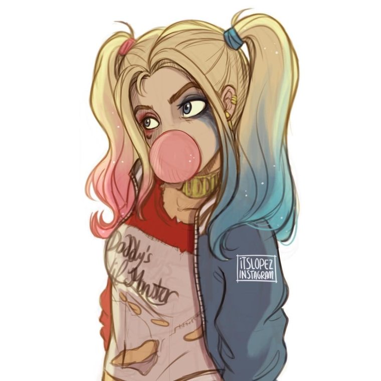 Крутая девушка арт