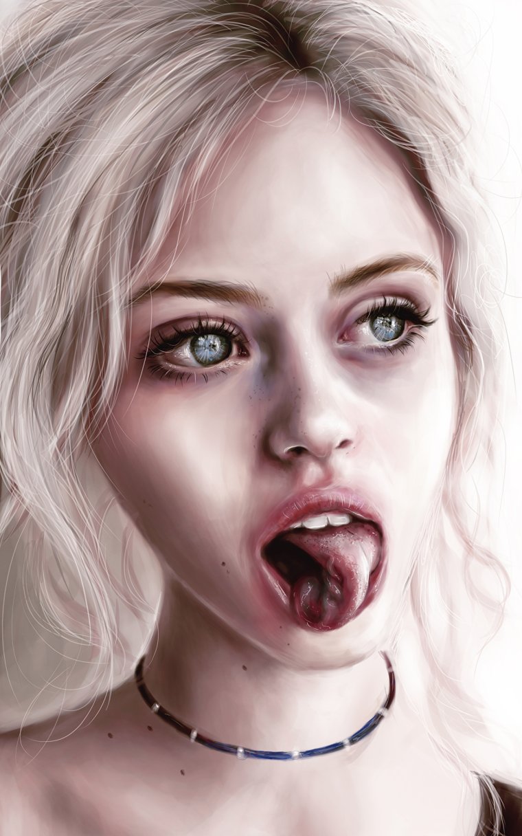 Красивый пирсинг языка у девушек