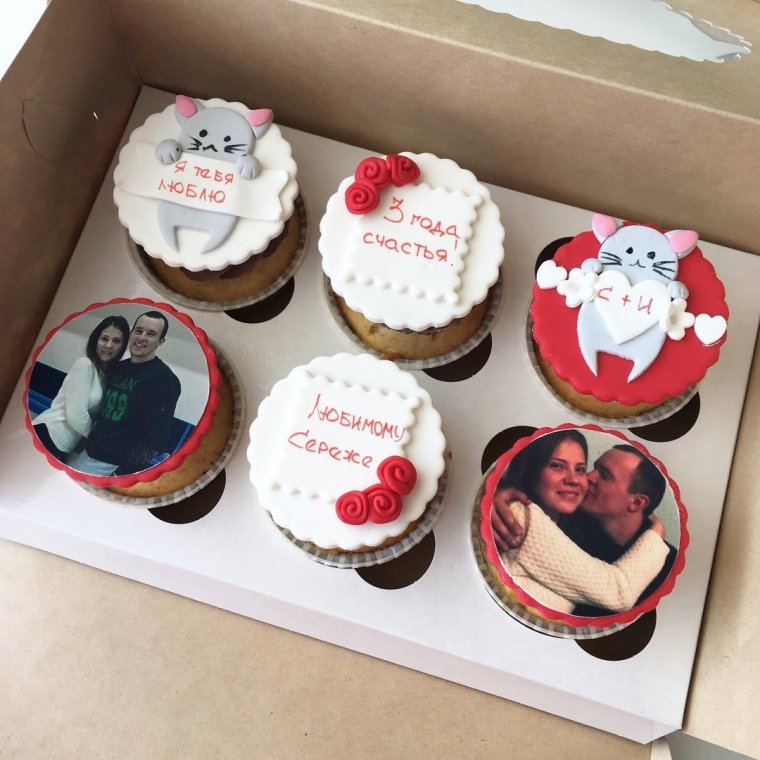 Капкейки с фотопечатью