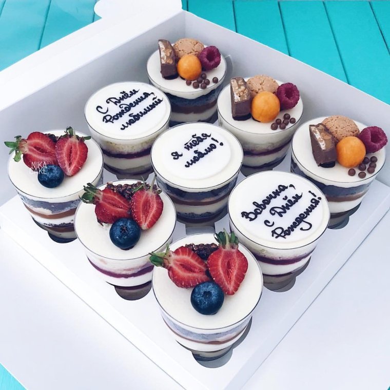 Трайфлы на день рождения мужу