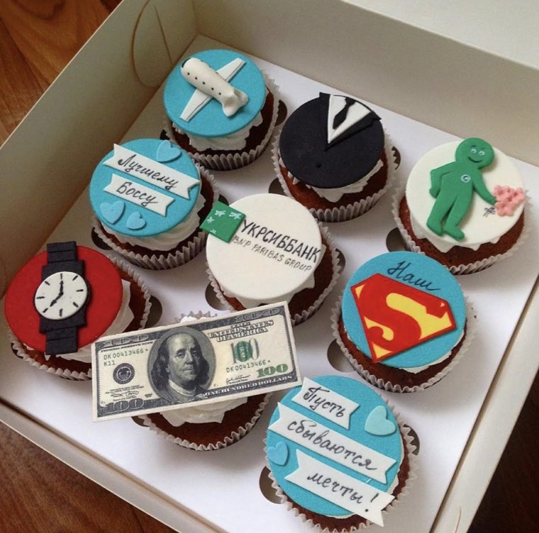 Капкейки для мужчины