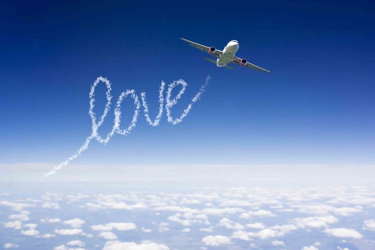 Открытка "самолёт"