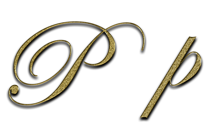 Каллиграфическая буква р