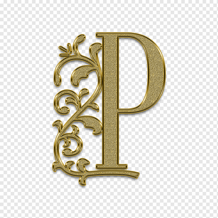 Красивые золотые буквы