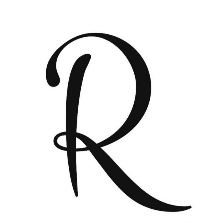 Буква р каллиграфия