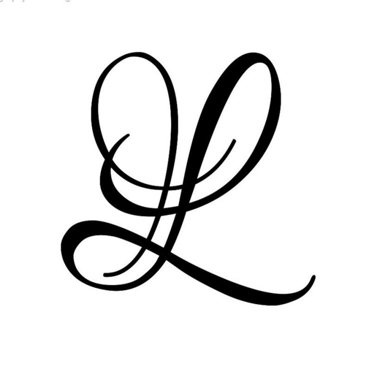 Каллиграфическая буква м