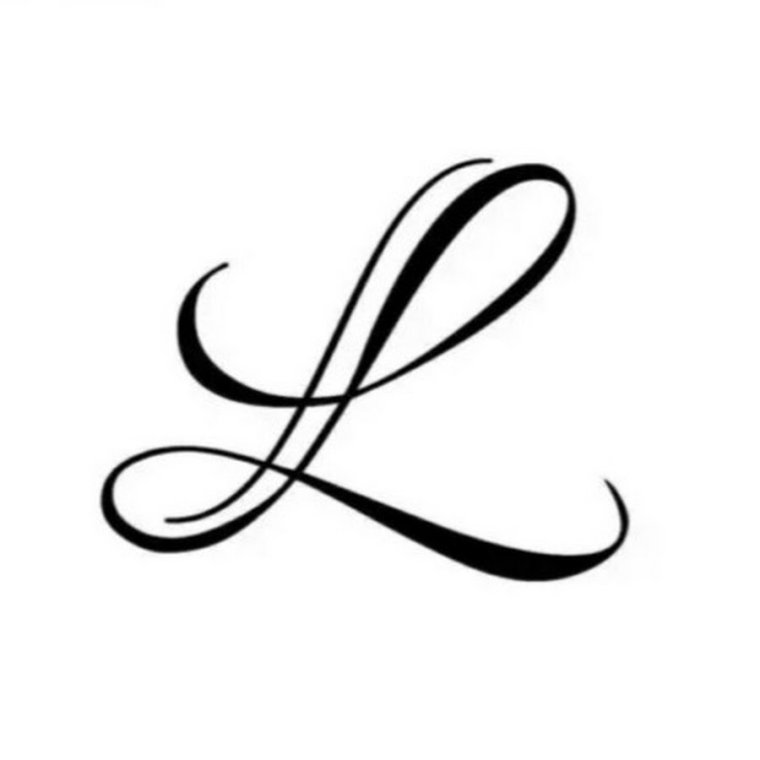 Буква j каллиграфия