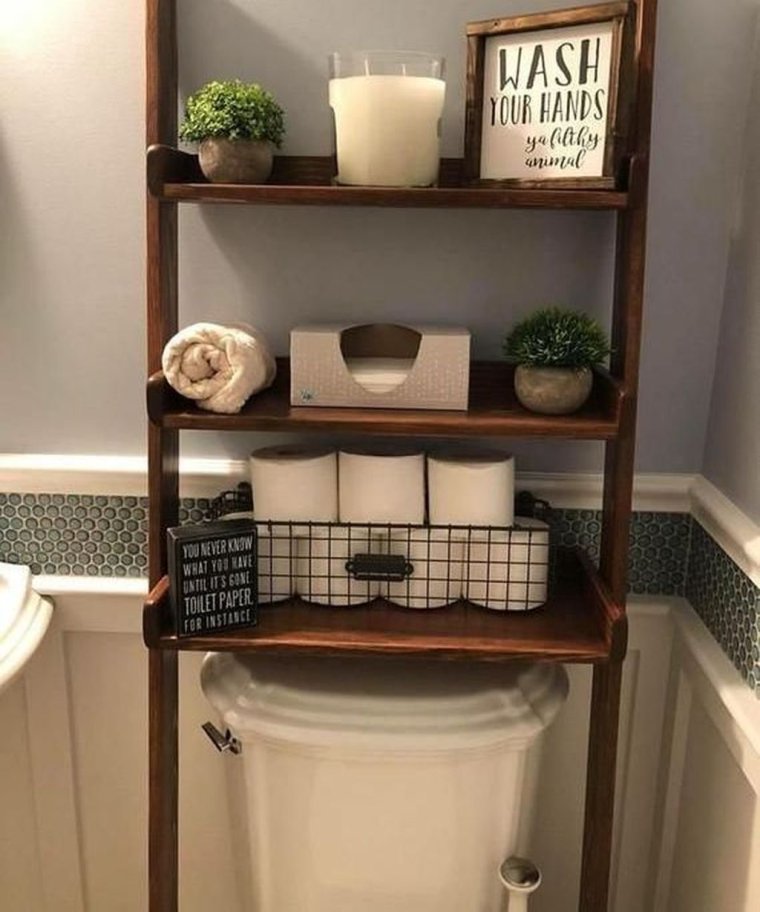 Полка в ванную дерево