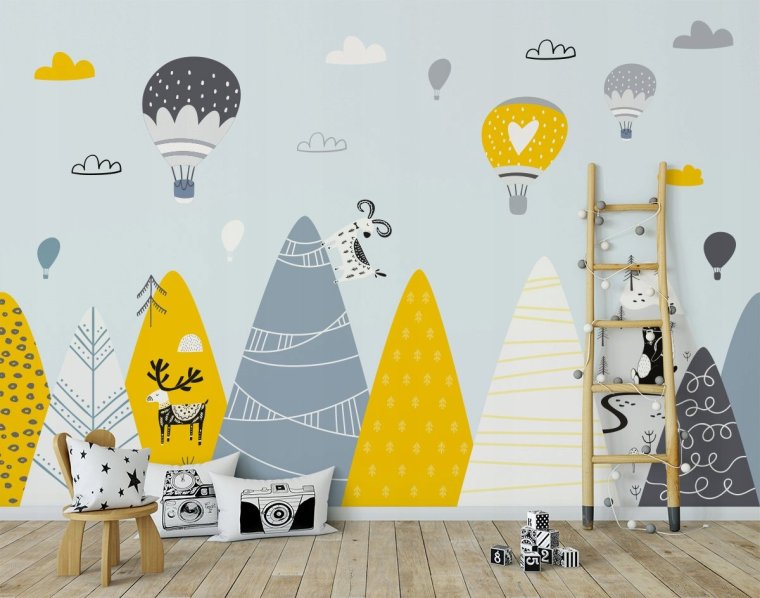 Обои в скандинавском стиле для детской