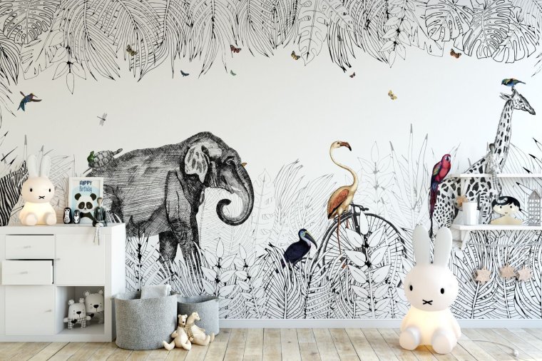 Фотообои с животными в детскую